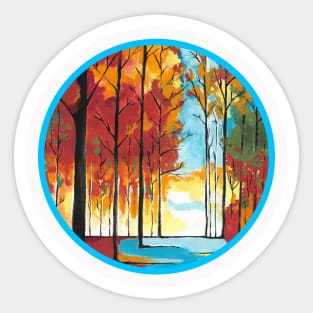 AUTUMN Mood Painting Sticker